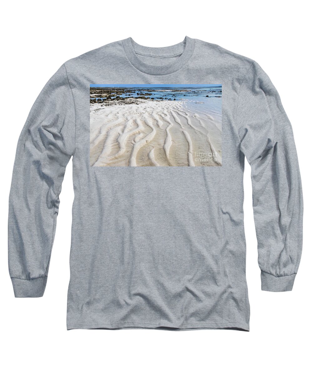 Tide Long Sleeve T-Shirt featuring the photograph Low tide by Lyl Dil Creations