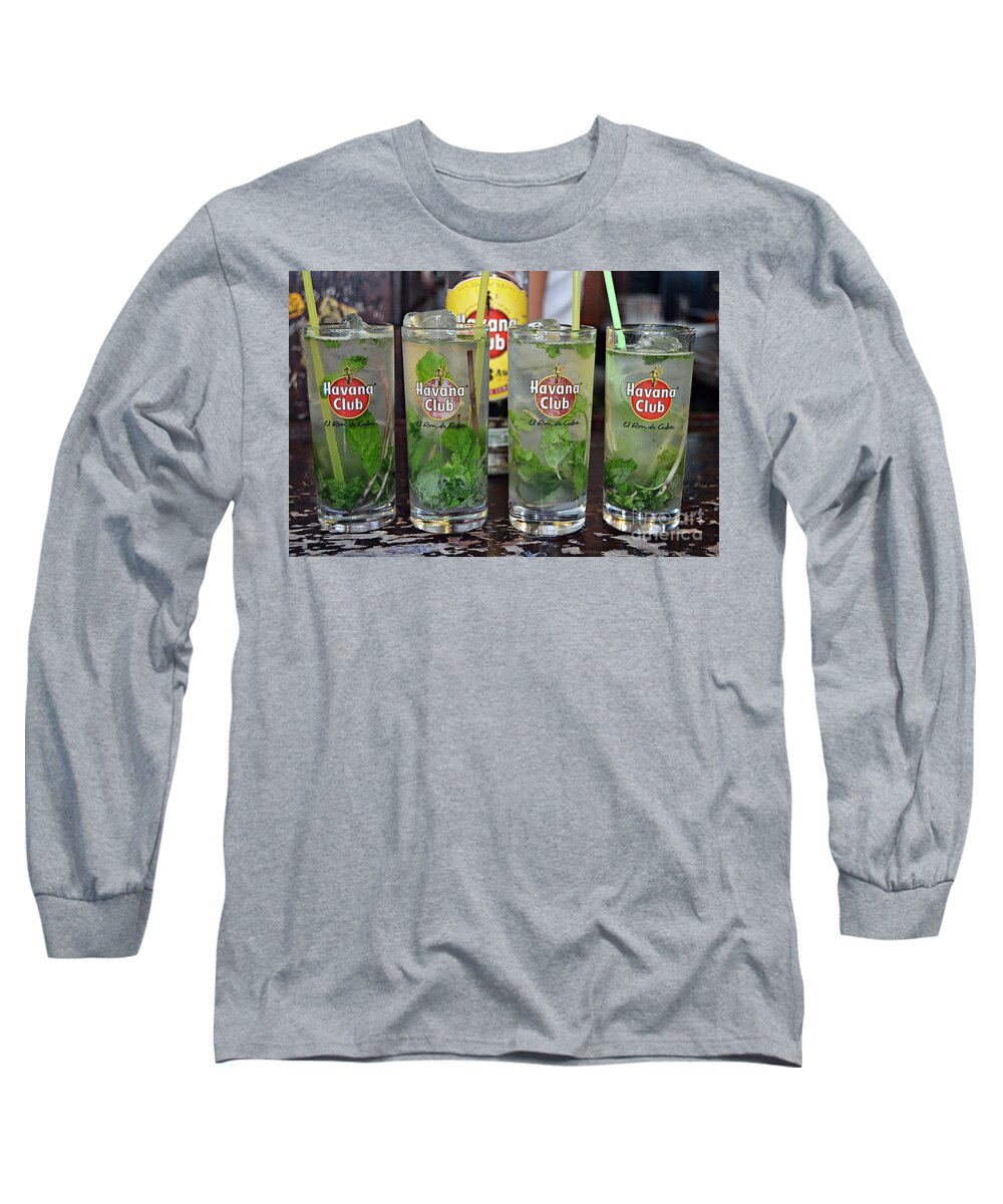 Mojito Long Sleeve T-Shirt featuring the photograph Mojito by Thomas Schroeder