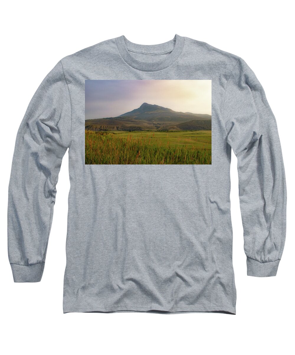 Mountain Long Sleeve T-Shirt featuring the photograph Mountain Sunrise by Nicole Lloyd