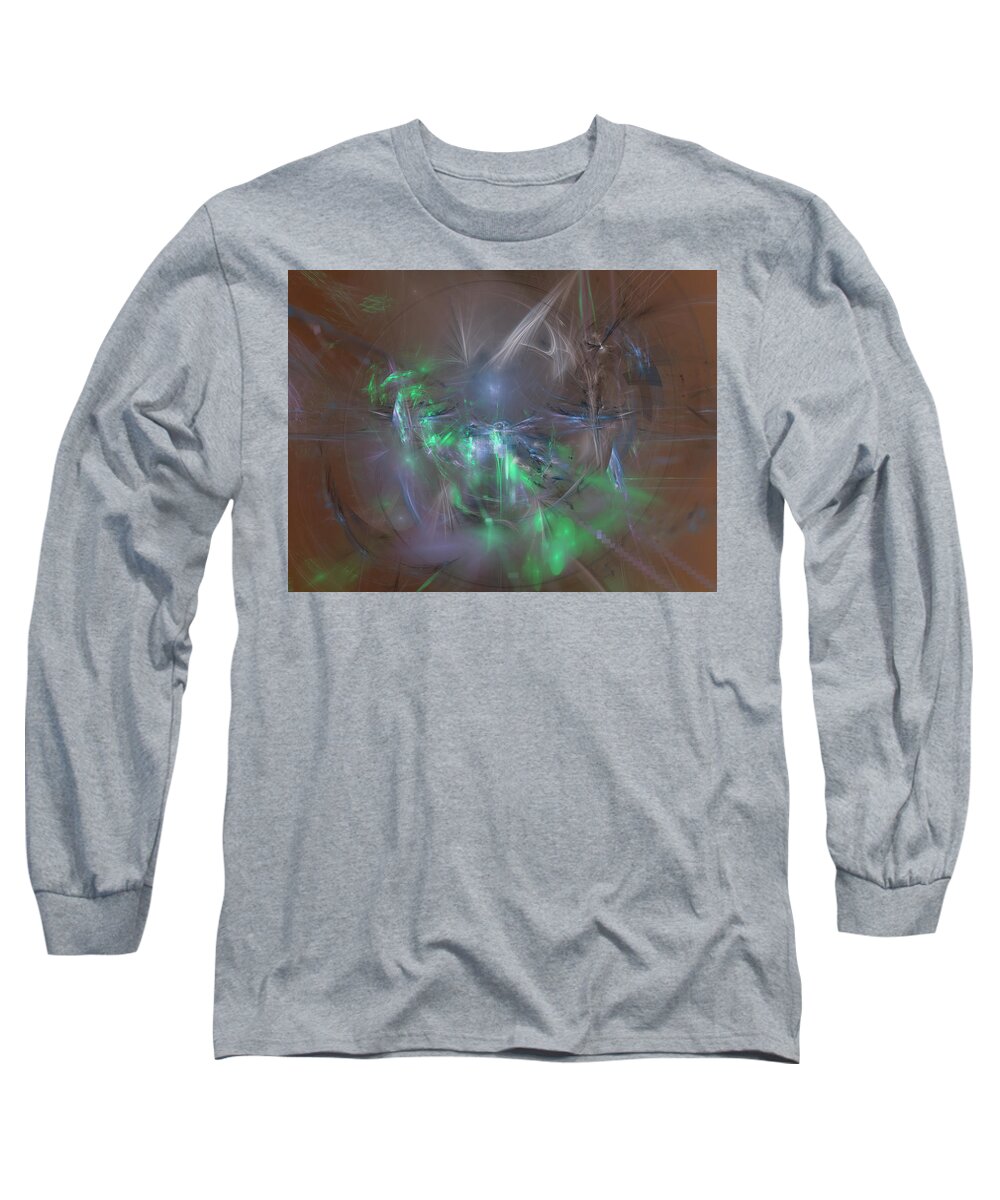 Art Long Sleeve T-Shirt featuring the digital art Onycha by Jeff Iverson