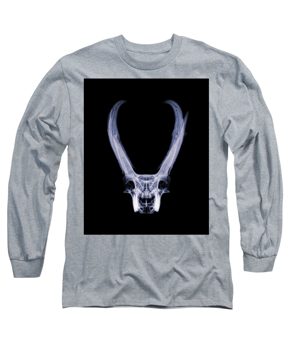 Kansas Long Sleeve T-Shirt featuring the photograph Pronghorn x-ray 02 by Rob Graham