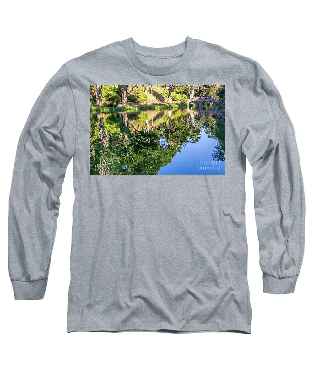 Reflections Long Sleeve T-Shirt featuring the photograph Rustic Reflections by Kate Brown