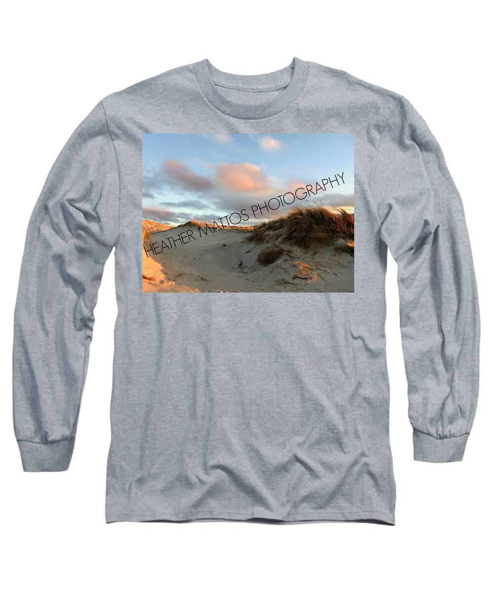 Sand Dunes Long Sleeve T-Shirt featuring the photograph Sand Dunes and Clouds by Heather M Photography