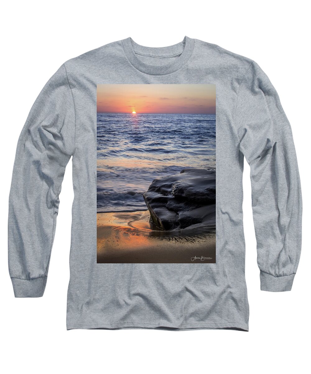 Beach Long Sleeve T-Shirt featuring the photograph Seaside Colors by Aaron Burrows