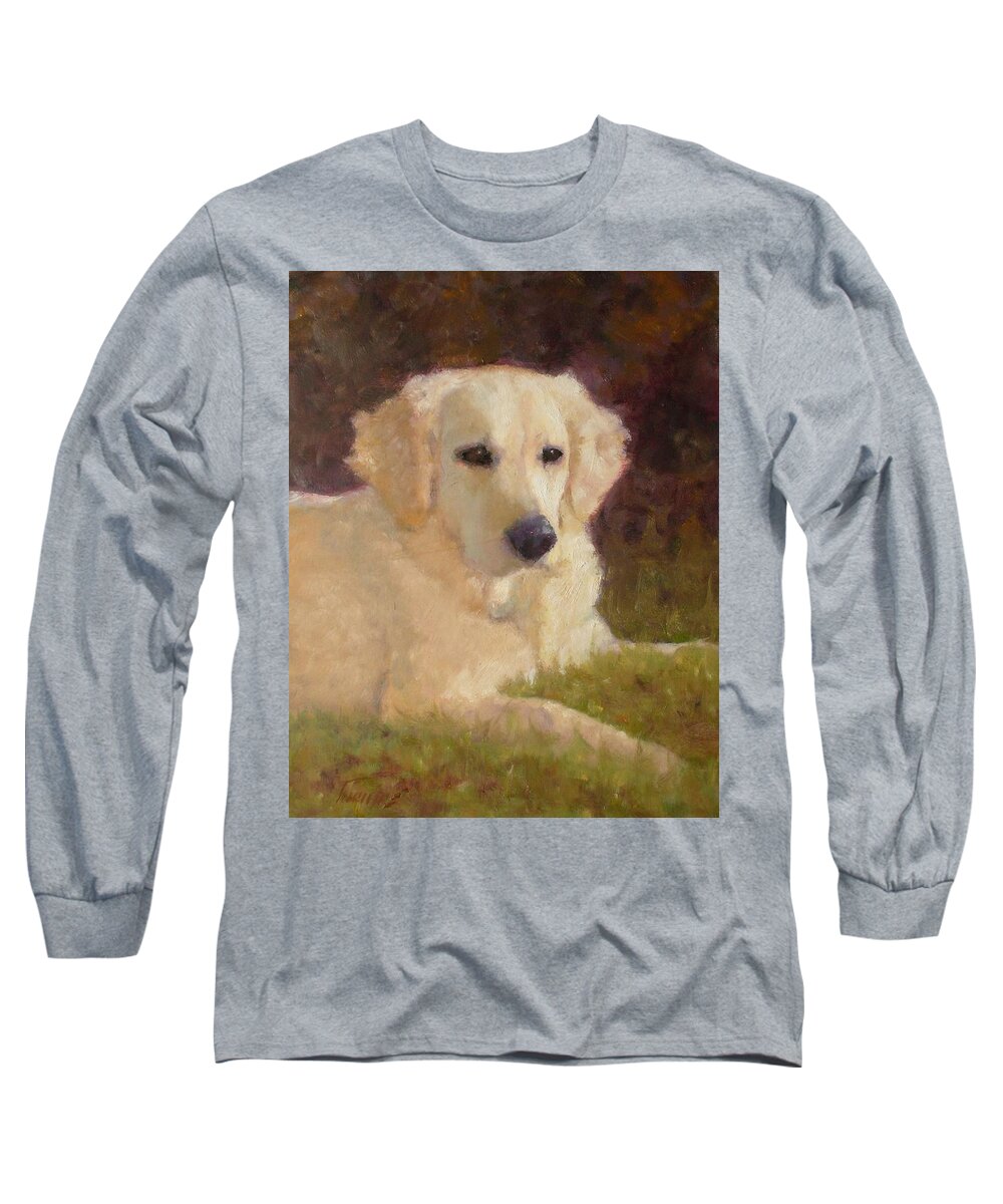 Pets Long Sleeve T-Shirt featuring the painting Shasta by James H Toenjes
