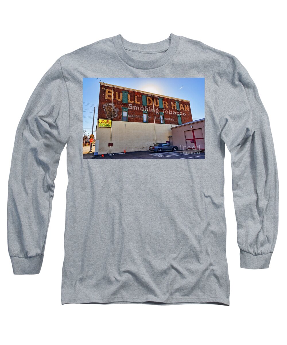 Kentucky Long Sleeve T-Shirt featuring the photograph Smoking Tobacco by Lenore Locken
