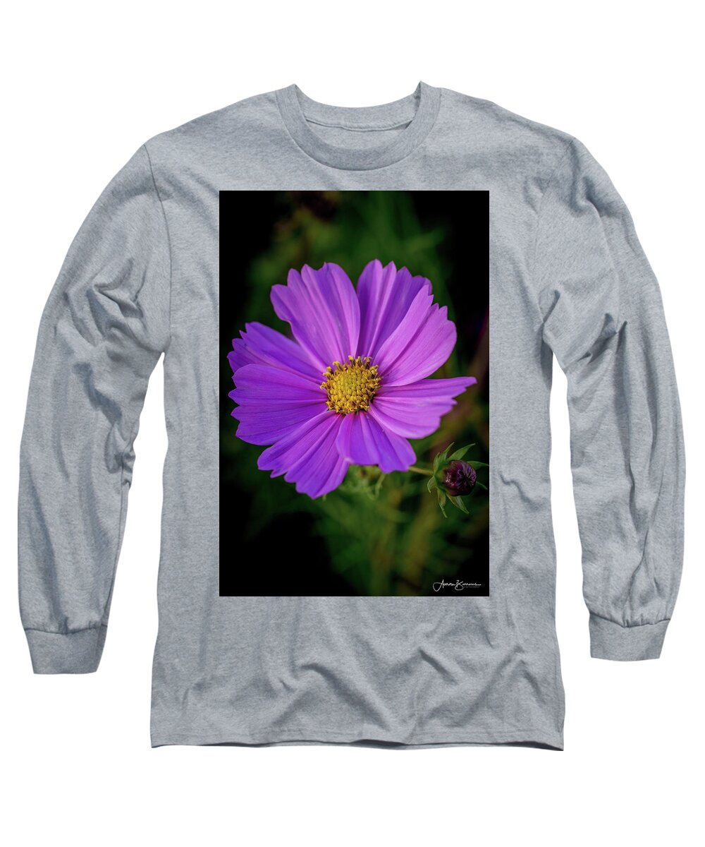Flower Long Sleeve T-Shirt featuring the photograph Symmetrical Pedals by Aaron Burrows