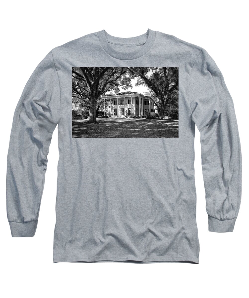 The Bragg Long Sleeve T-Shirt featuring the photograph The Bragg - Mitchell Mansion by Doc Braham