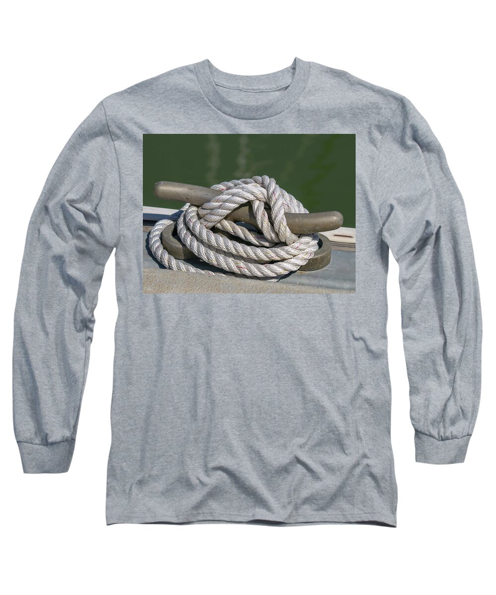 Rope Long Sleeve T-Shirt featuring the photograph The Rope 5 by Chuck Shafer