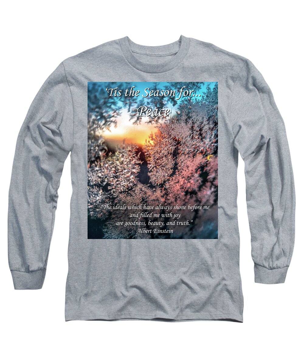 Frost Long Sleeve T-Shirt featuring the photograph The Season of Peace by Jim Moore