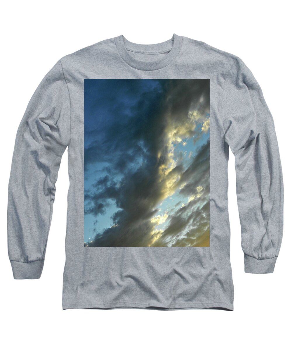 These Clouds Long Sleeve T-Shirt featuring the photograph These Clouds 6 by Cyryn Fyrcyd