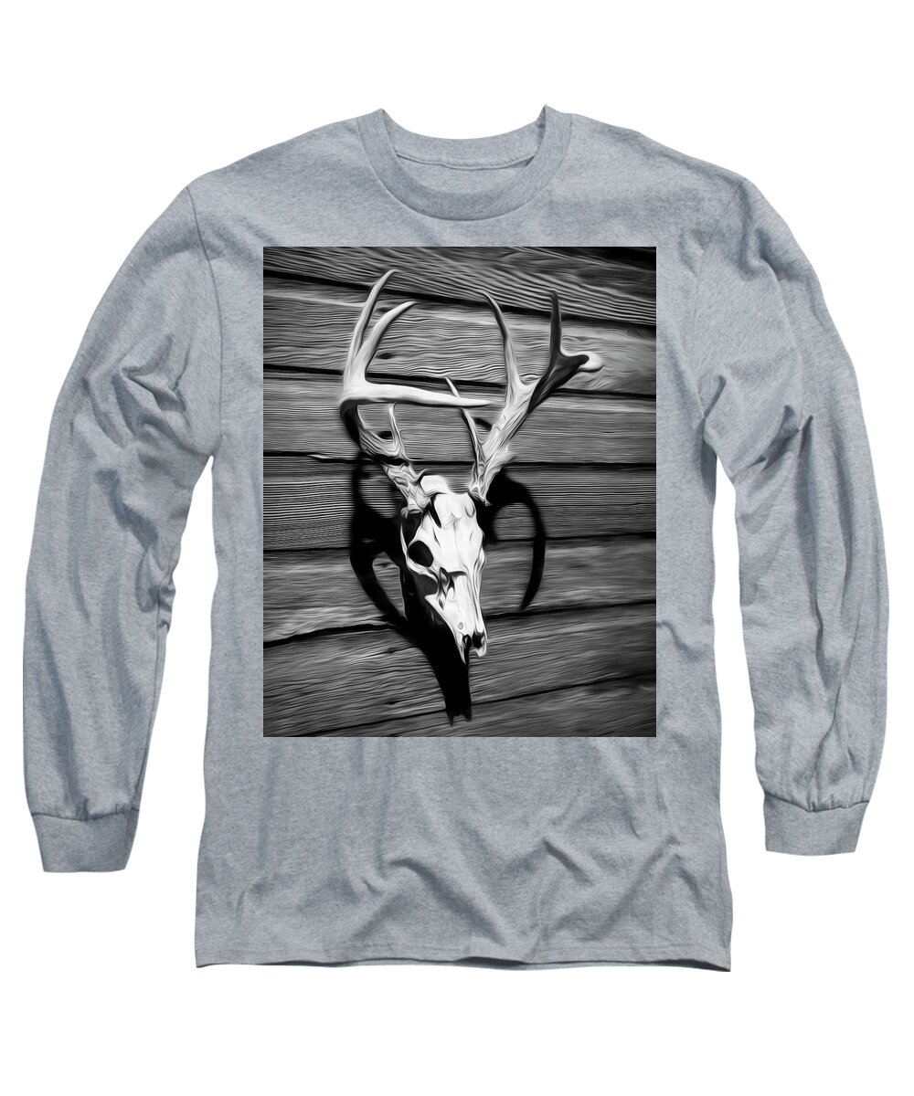 Kansas Long Sleeve T-Shirt featuring the photograph White-tail Deer 007 by Rob Graham