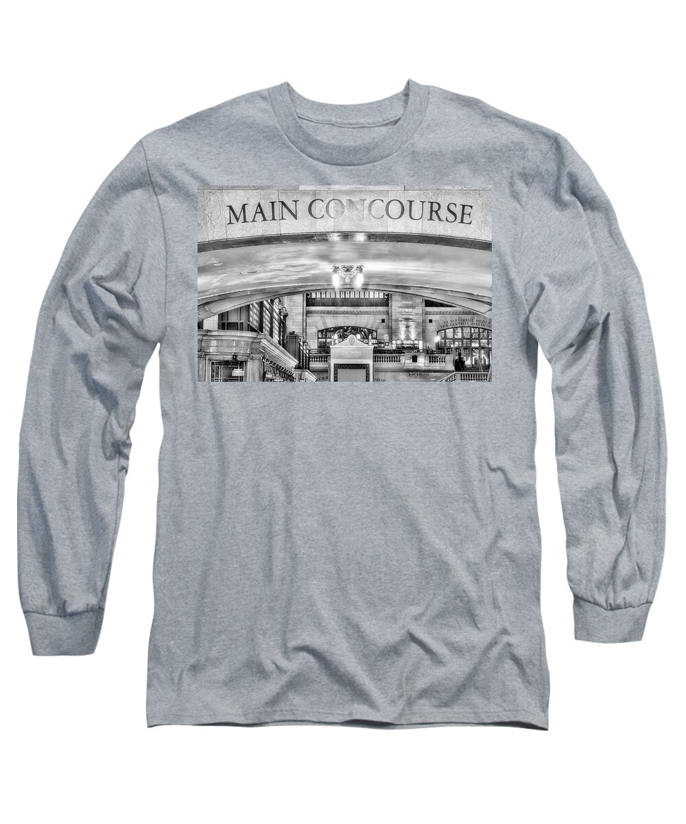 Grand Central Terminal Long Sleeve T-Shirt featuring the photograph Grand Central Concourse #1 by Susan Candelario