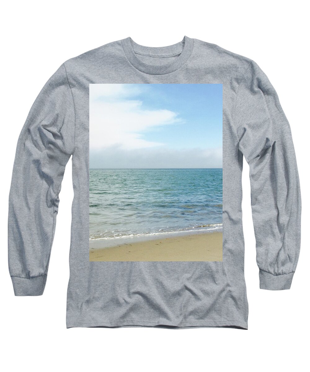 Jennifer Kane Webb Long Sleeve T-Shirt featuring the photograph Soft Sea #2 by Jennifer Kane Webb