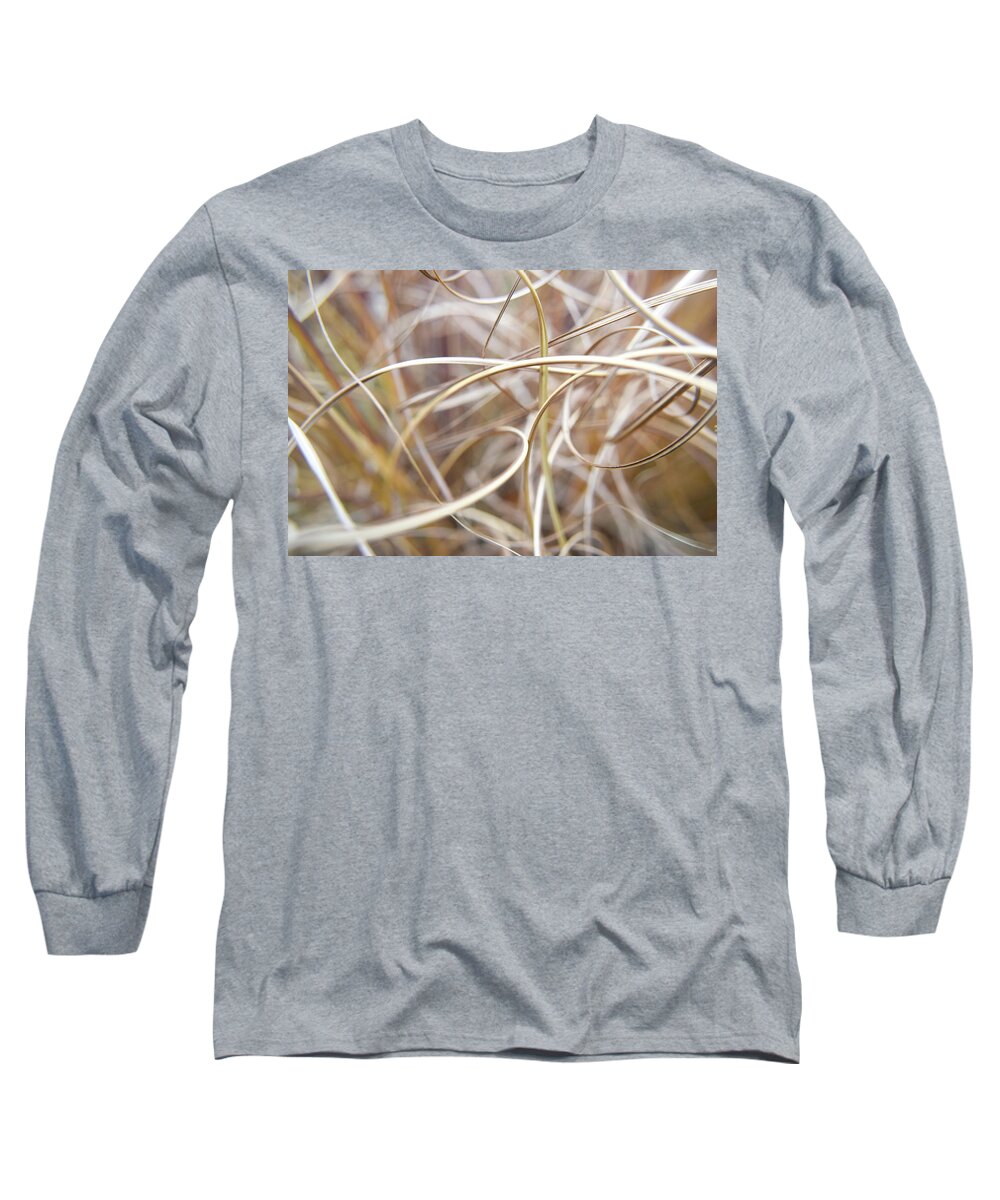 Kirkwood Long Sleeve T-Shirt featuring the photograph Winter Grasses #1 by Curtis Krusie