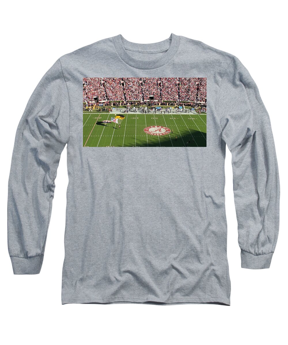 Gameday Long Sleeve T-Shirt featuring the photograph Army Ranger Drops In #2 by Kenny Glover