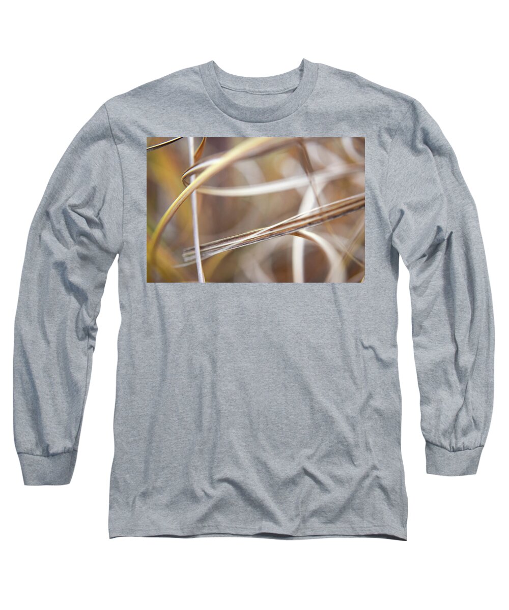 Kirkwood Long Sleeve T-Shirt featuring the photograph Winter Grasses #2 by Curtis Krusie