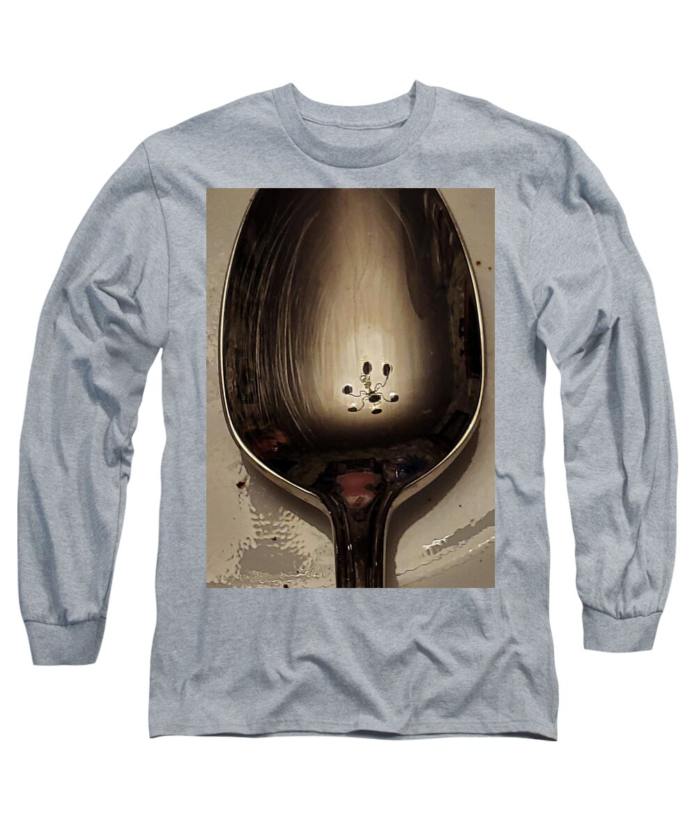 Spoon Long Sleeve T-Shirt featuring the photograph A spoonful of chandelier by Bruce Carpenter