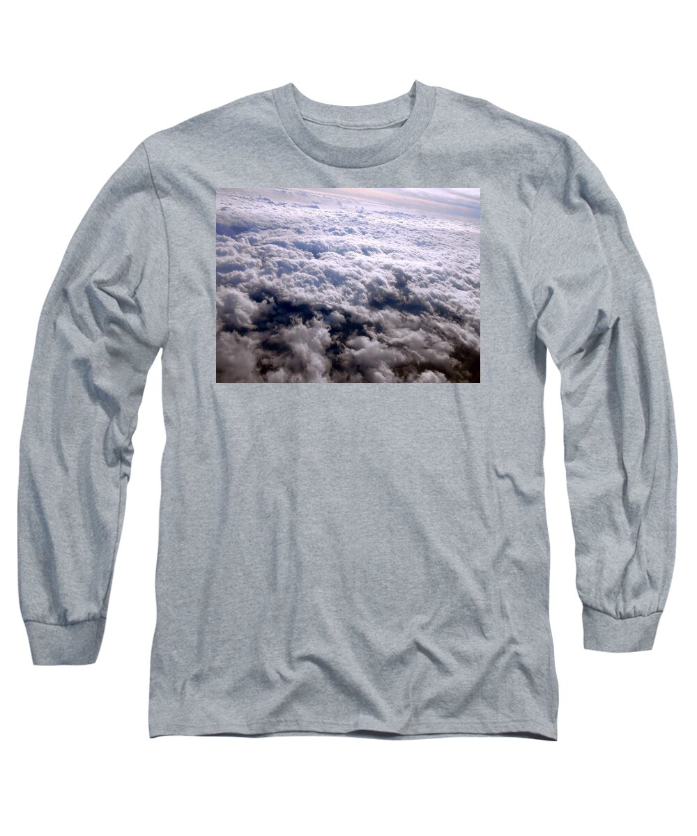 Clouds Long Sleeve T-Shirt featuring the photograph Above the Clouds by Dietmar Scherf