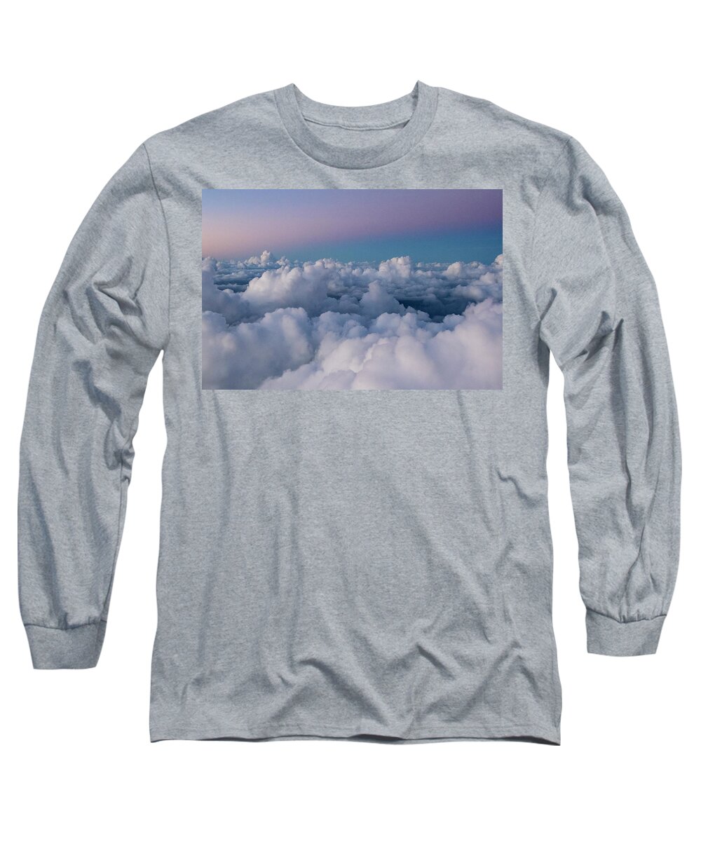 Clouds Long Sleeve T-Shirt featuring the photograph Above the Clouds by Melissa Southern