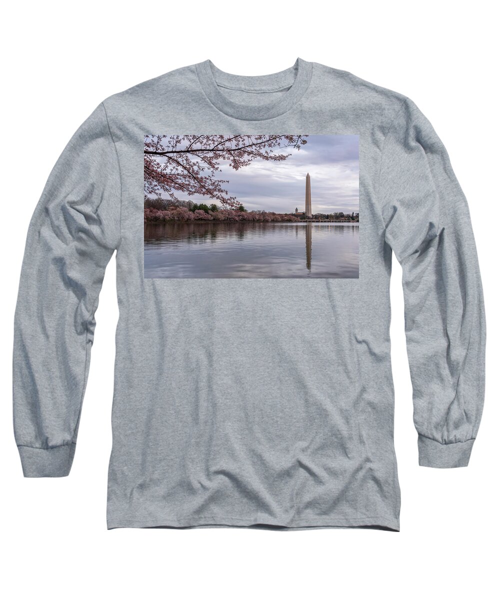 Washington D.c. Long Sleeve T-Shirt featuring the photograph After The Rain 07 by Robert Fawcett