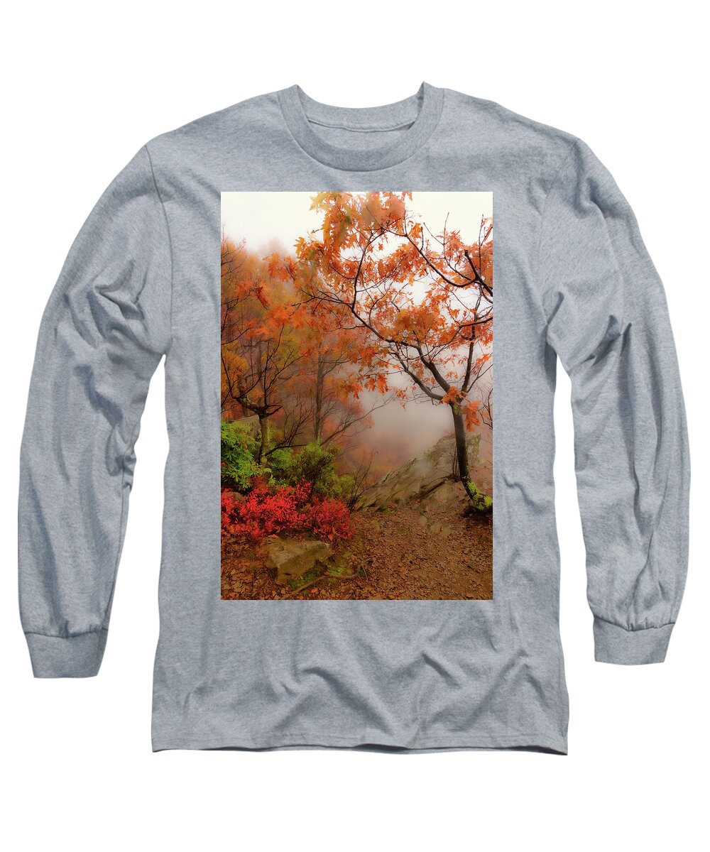 Autumn Long Sleeve T-Shirt featuring the photograph Autumn at Ravens Roost by Dan Carmichael