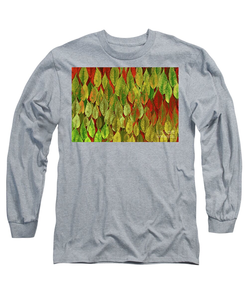 Colorful Long Sleeve T-Shirt featuring the photograph Autumn for lovers by Mehran Akhzari