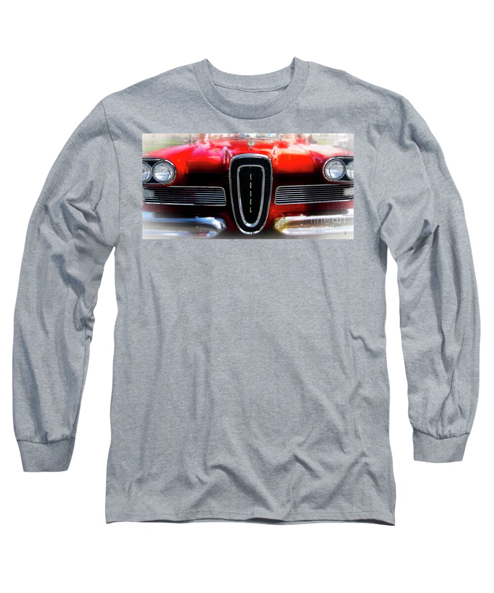 Fine Art Photography Long Sleeve T-Shirt featuring the photograph Classic 1958 Edsel by John Strong