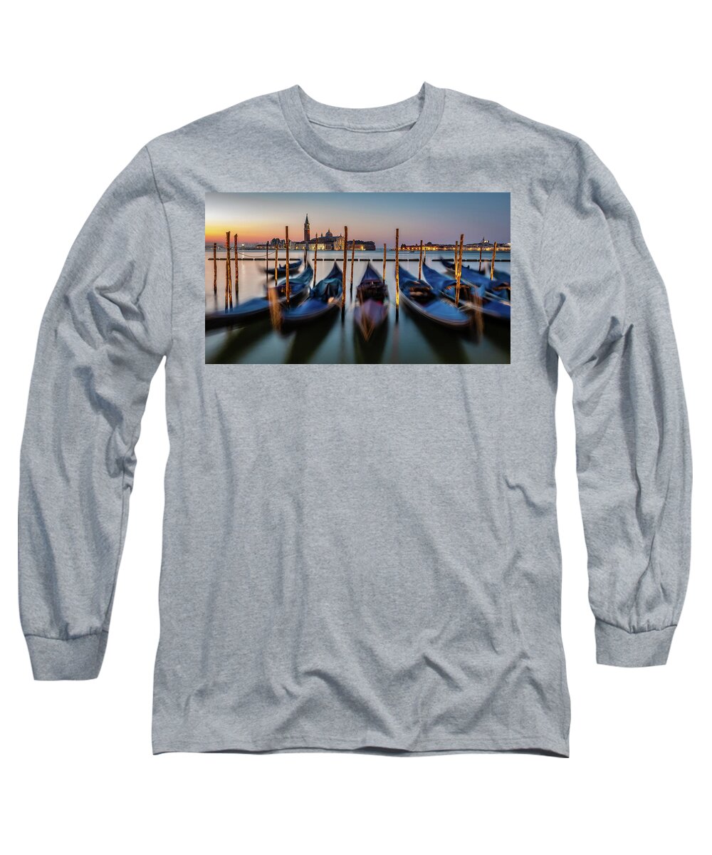 Italy Long Sleeve T-Shirt featuring the photograph Classic Venice by David Downs
