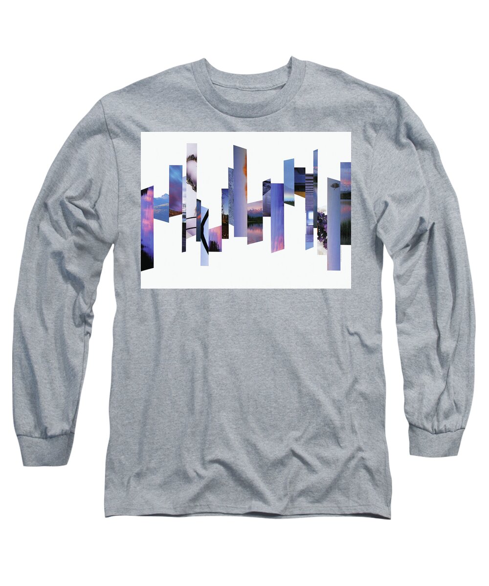 Collage Long Sleeve T-Shirt featuring the photograph Crosscut#133 by Robert Glover