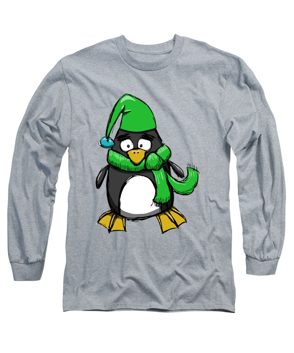 Cute Penguin Lover Winter For Him Men Long Sleeve T-Shirt by Jeff