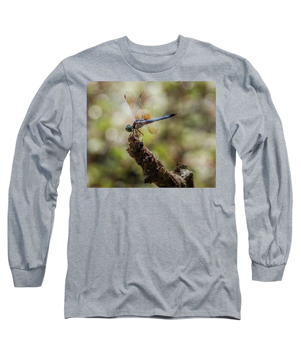 Insect Long Sleeve T-Shirt featuring the photograph Dragonfly by Grant Twiss