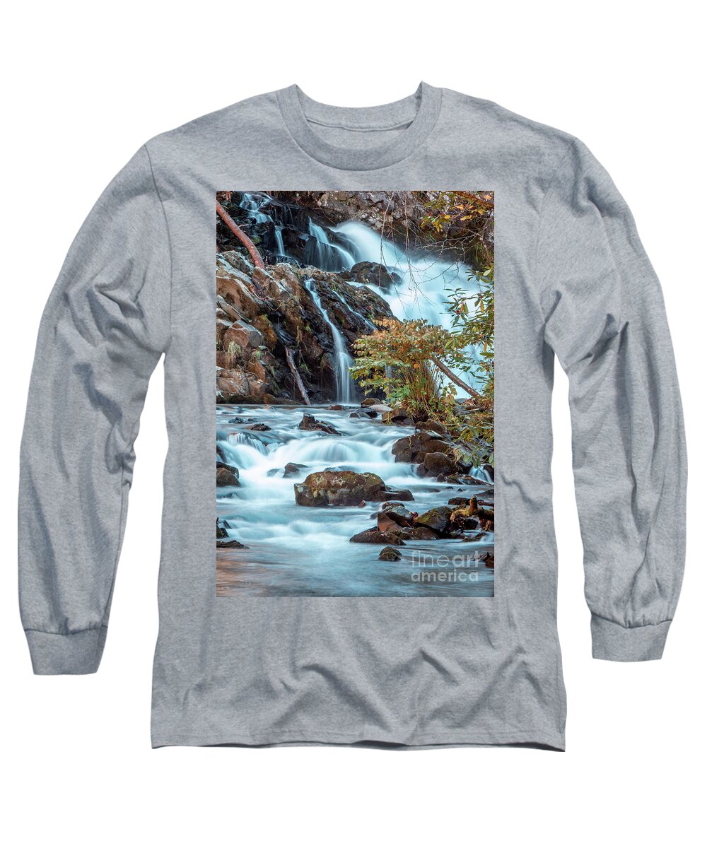 Water Long Sleeve T-Shirt featuring the photograph Fantasy Falls by Tom Claud