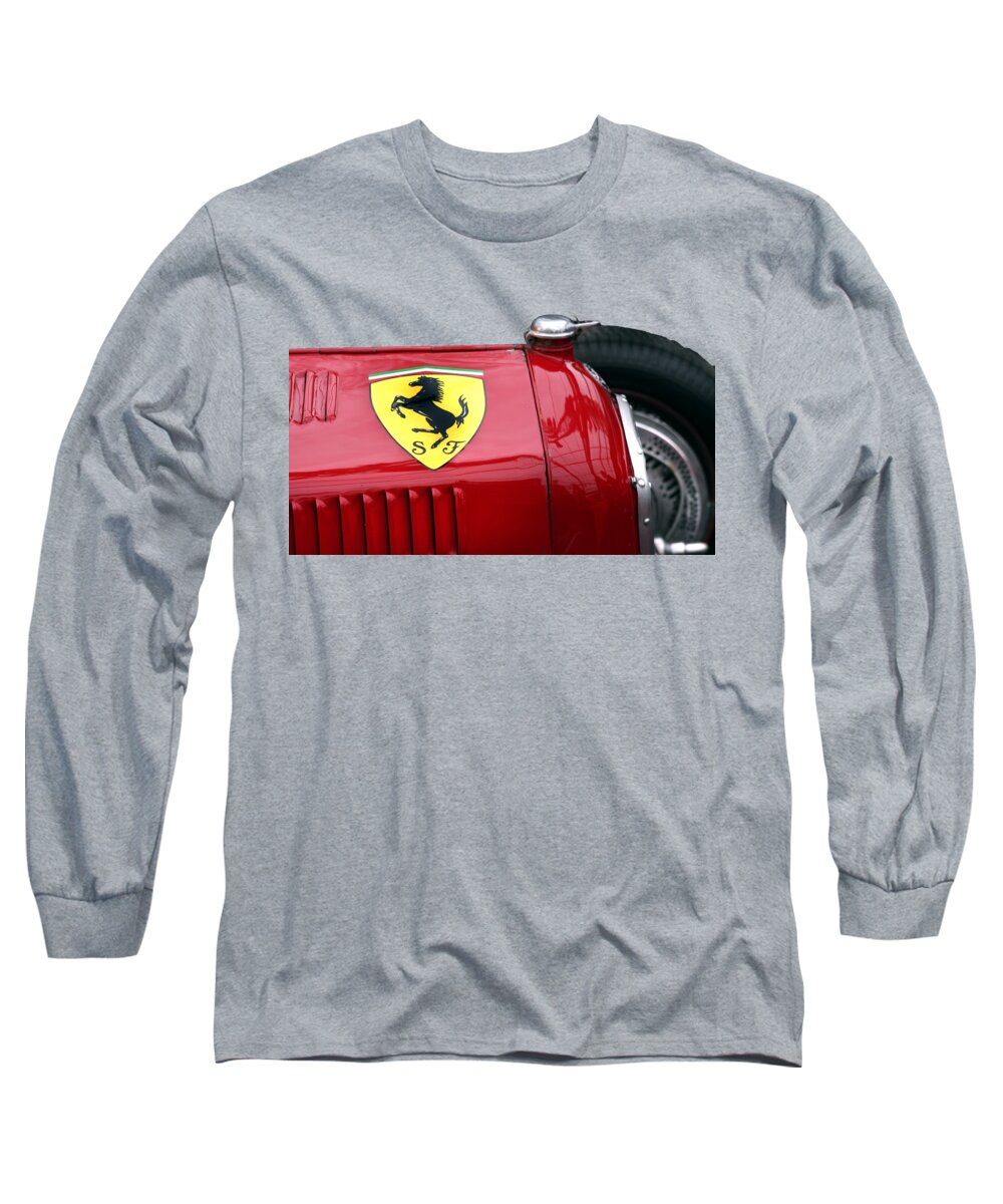 Ferrari Long Sleeve T-Shirt featuring the photograph Ferrari ALfa Romeo by Worldwide Photography