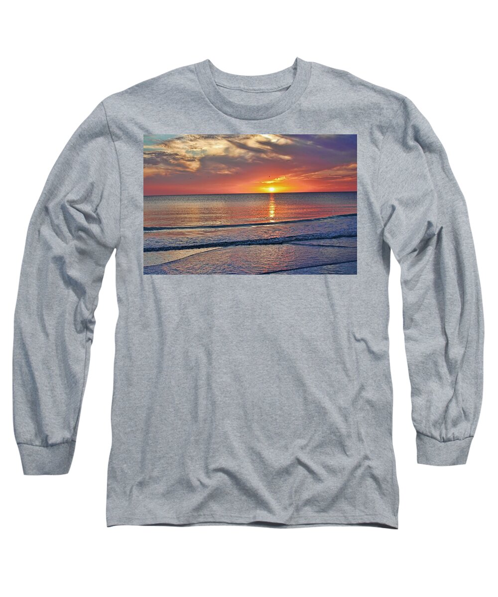 Gulf Of Mexico Long Sleeve T-Shirt featuring the photograph Finding Peace by HH Photography of Florida