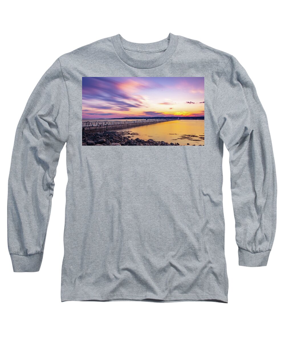 Gloucester Long Sleeve T-Shirt featuring the photograph Gloucester Harbor by David Lee