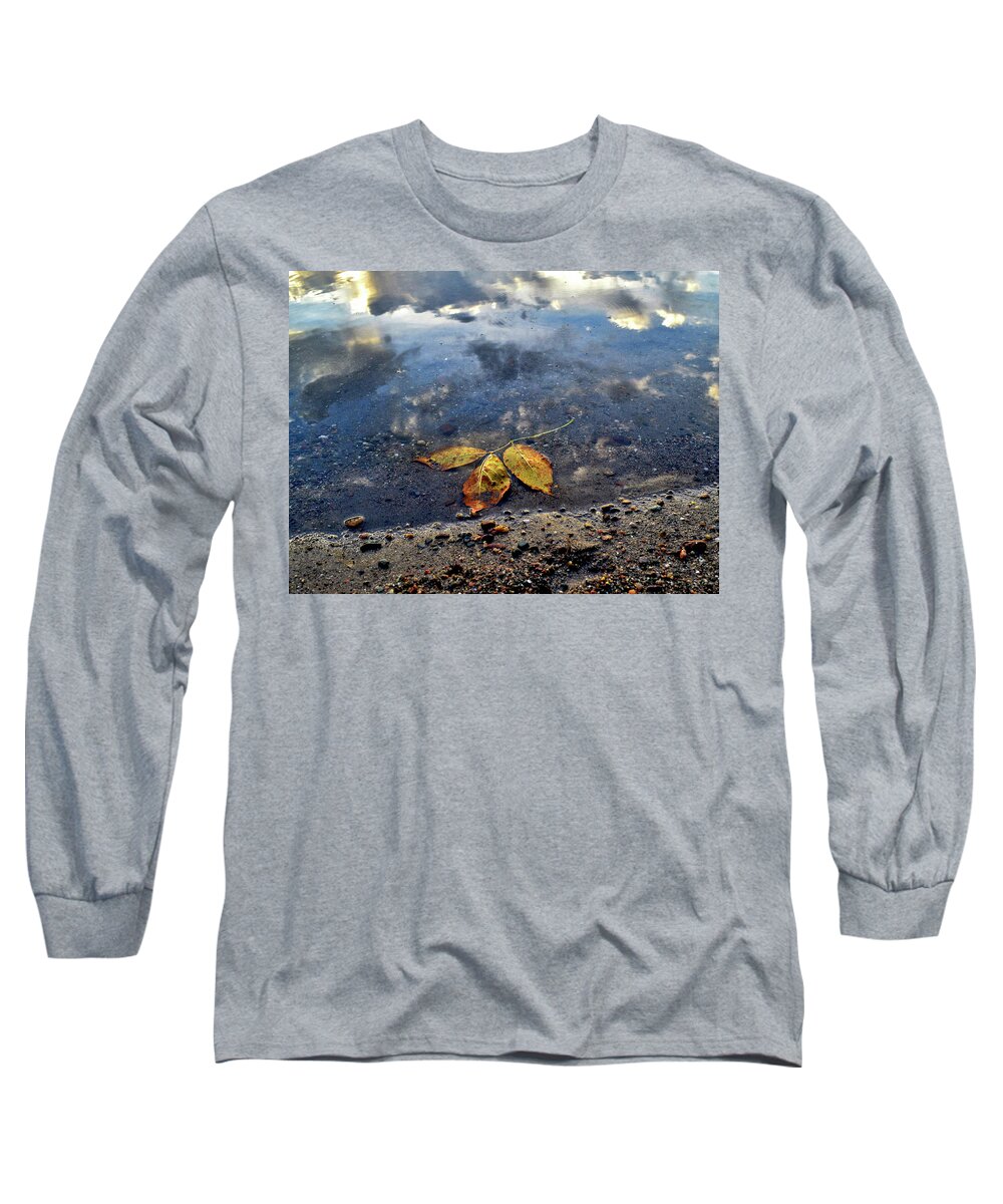Red Leaves Long Sleeve T-Shirt featuring the photograph Goodbye Summer by Susie Loechler