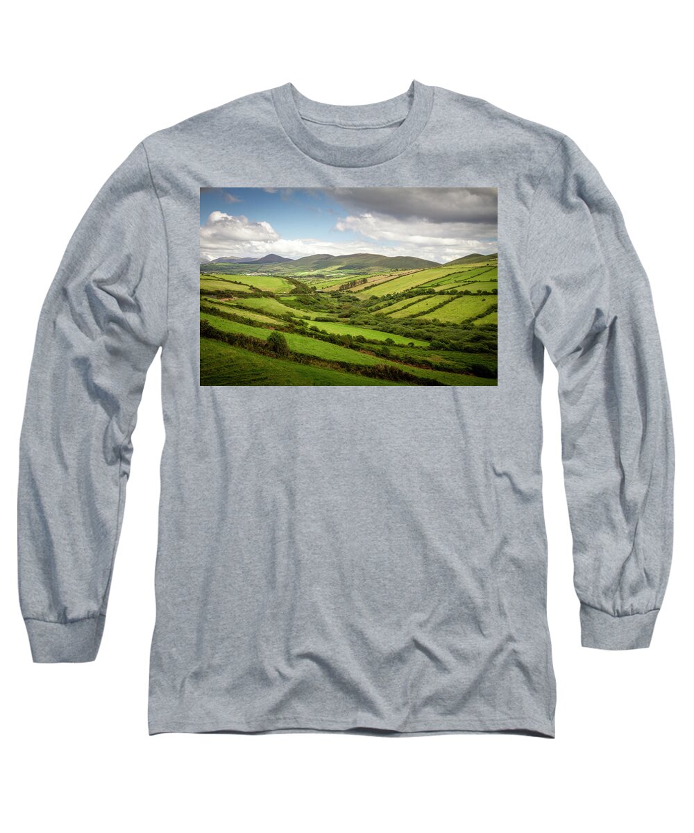 Gurteen Long Sleeve T-Shirt featuring the photograph Gurteen Overlook by Mark Callanan