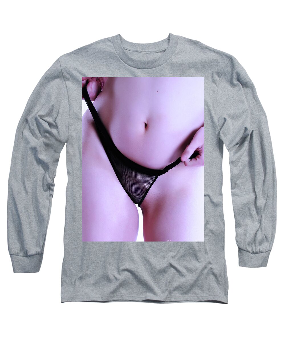 Sexy Long Sleeve T-Shirt featuring the photograph Hang Me Up by Robert WK Clark