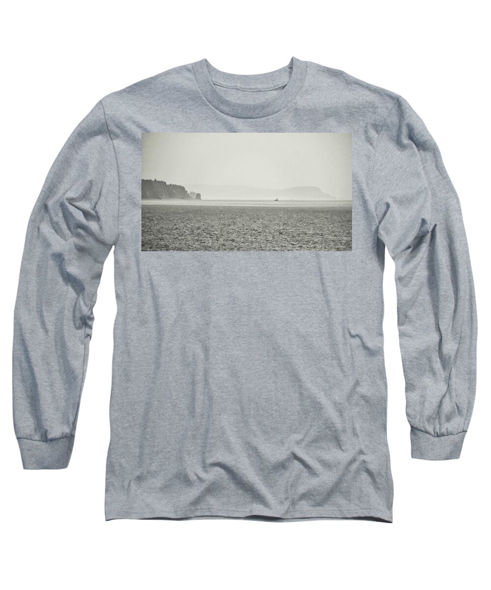 Sea Long Sleeve T-Shirt featuring the photograph Heading Out by Alan Norsworthy
