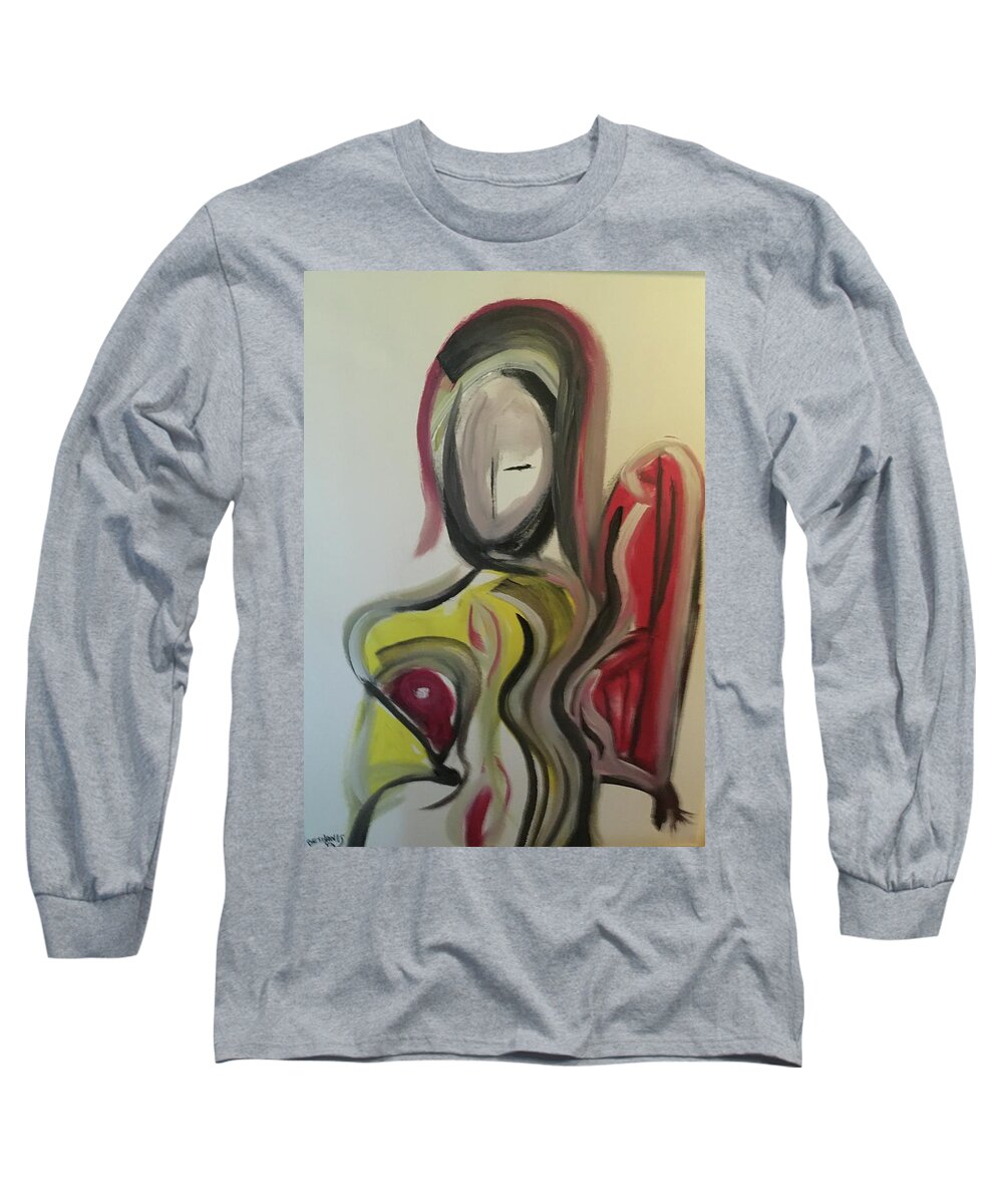  Long Sleeve T-Shirt featuring the painting Homage to Dionysus, I by Peter Bethanis