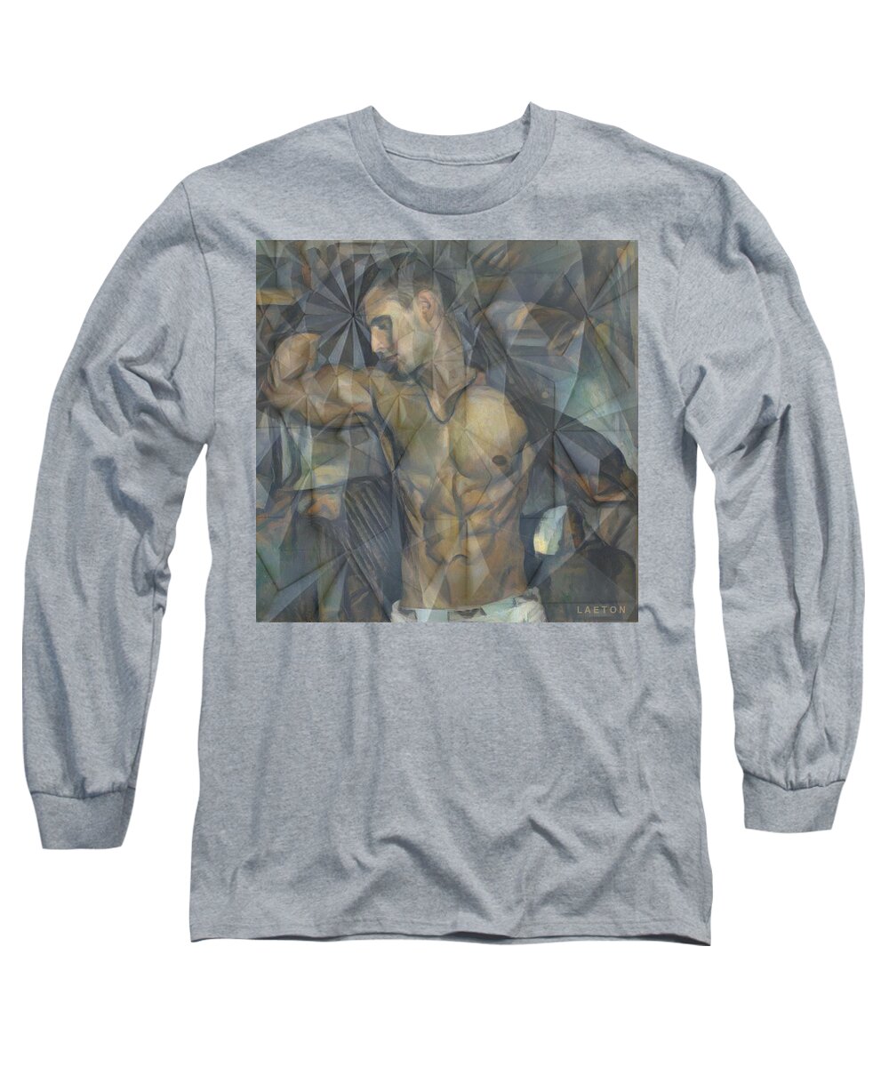Sexy Long Sleeve T-Shirt featuring the digital art Lance F by Richard Laeton
