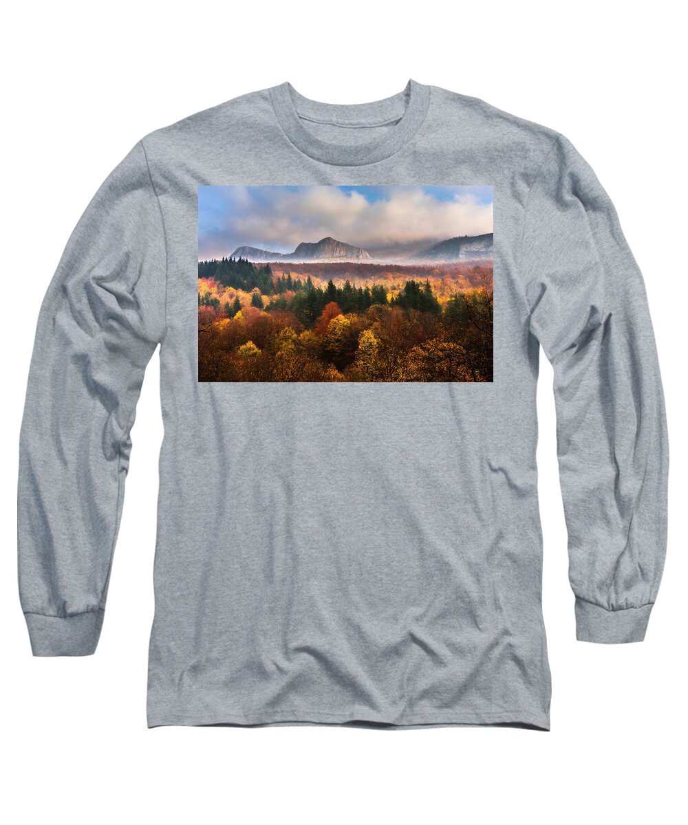 Balkan Mountains Long Sleeve T-Shirt featuring the photograph Land Of Illusion by Evgeni Dinev