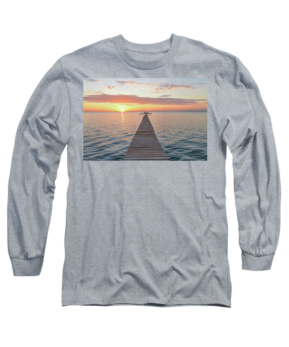 Sunset Long Sleeve T-Shirt featuring the photograph Light Breeze by Christopher Rice