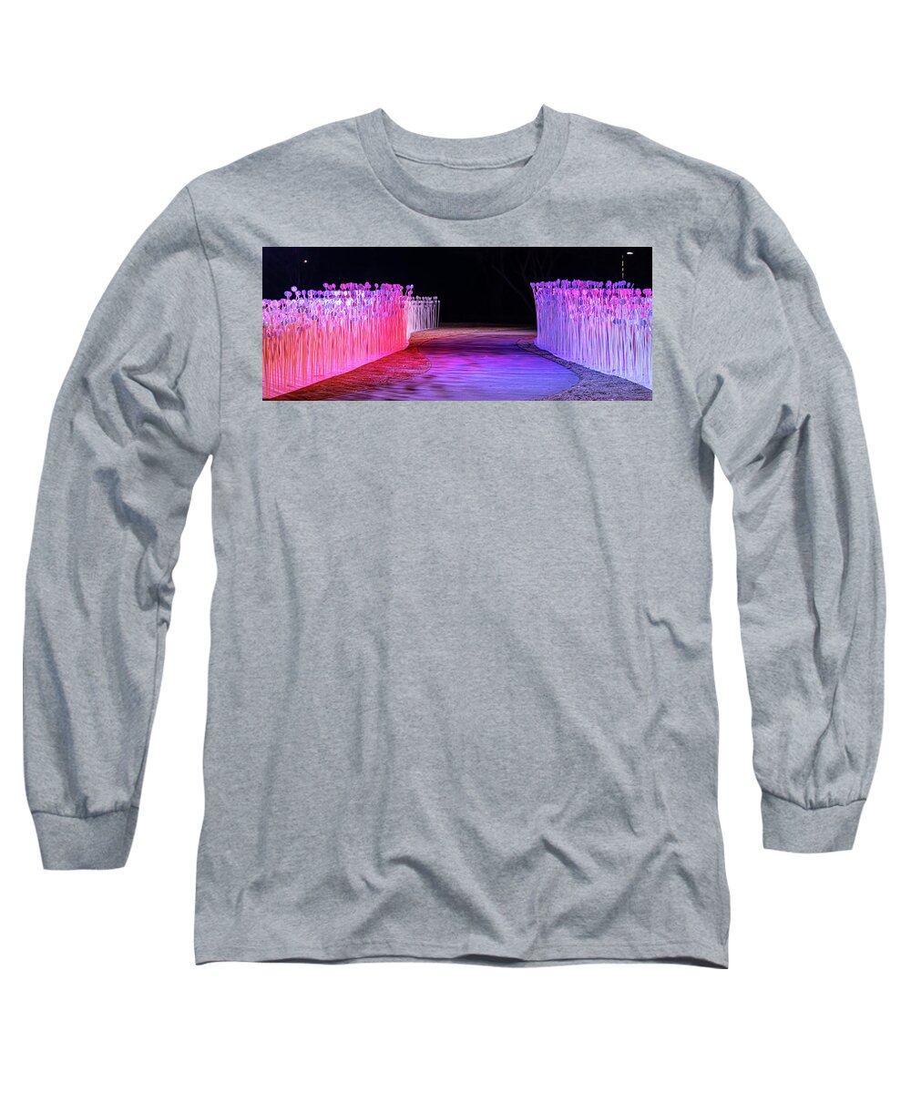 Electric Long Sleeve T-Shirt featuring the photograph Electric Lollipop Field by Rick Nelson