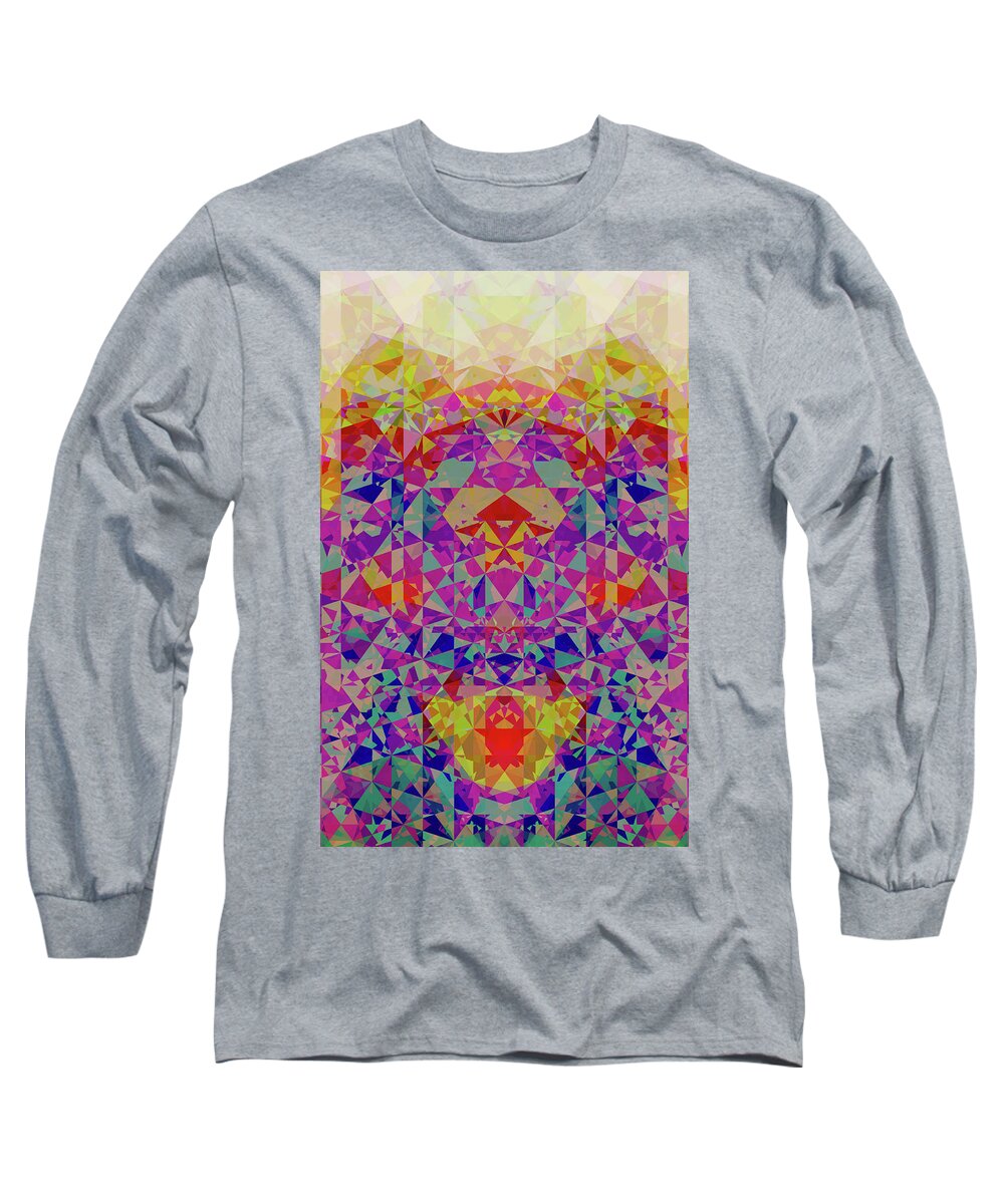  Long Sleeve T-Shirt featuring the digital art E5-10 5l 10d by Primary Design Co