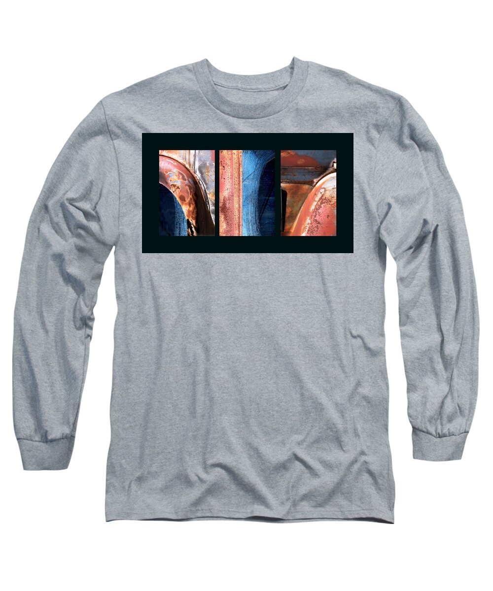 Abstract Long Sleeve T-Shirt featuring the photograph Ole Bill by Steve Karol