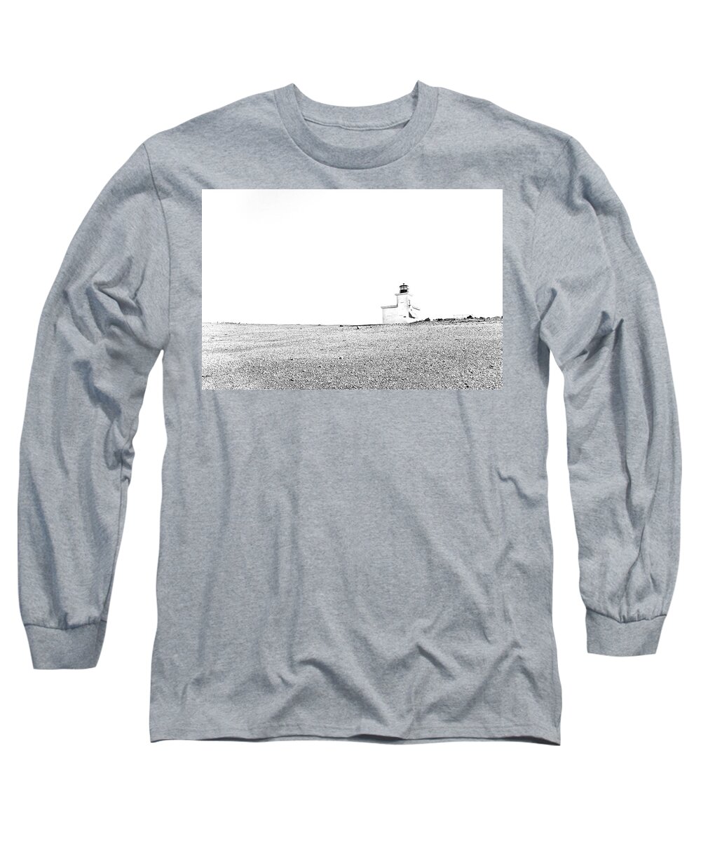 Lighthouse Long Sleeve T-Shirt featuring the photograph Parrsboro Light by Alan Norsworthy