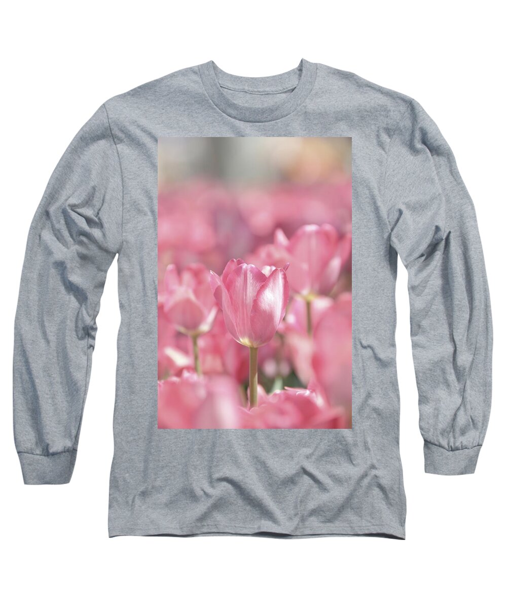 Nature Long Sleeve T-Shirt featuring the photograph Perfectly Pink by Lens Art Photography By Larry Trager