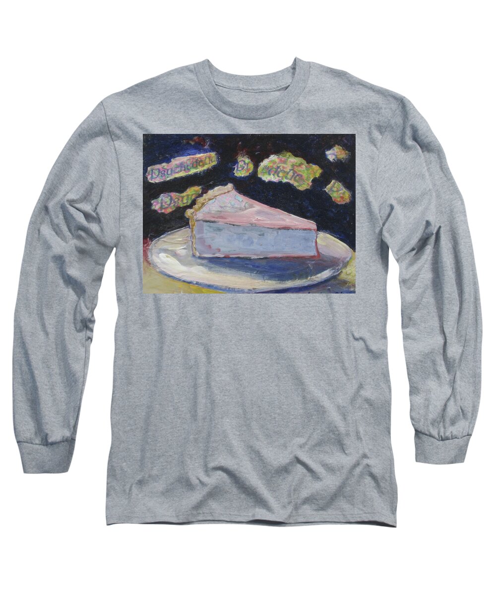  Long Sleeve T-Shirt featuring the painting Psychedelic Pi - Tribute to Wayne Thiebaud by Douglas Jerving